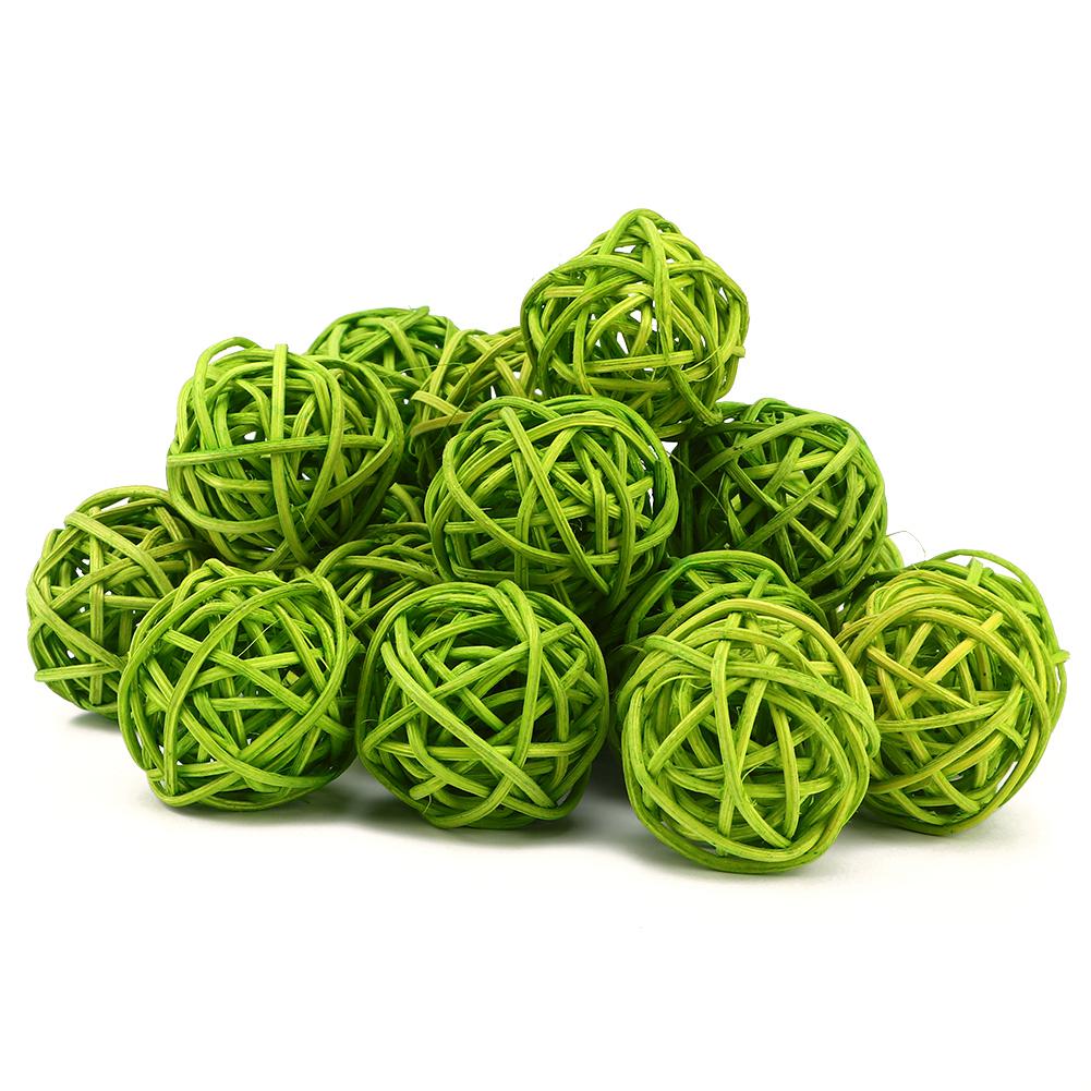 20Pcs Rattan Balls for Garden Wedding Party Christmas Decoration