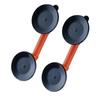Glass Suction Cup, 4.7" 2 Pack 330 lbs Load Capacity, Vacuum Suction Cup with Aluminum Handle, Heavy Duty Industrial Suction Cup Lifter Tool for