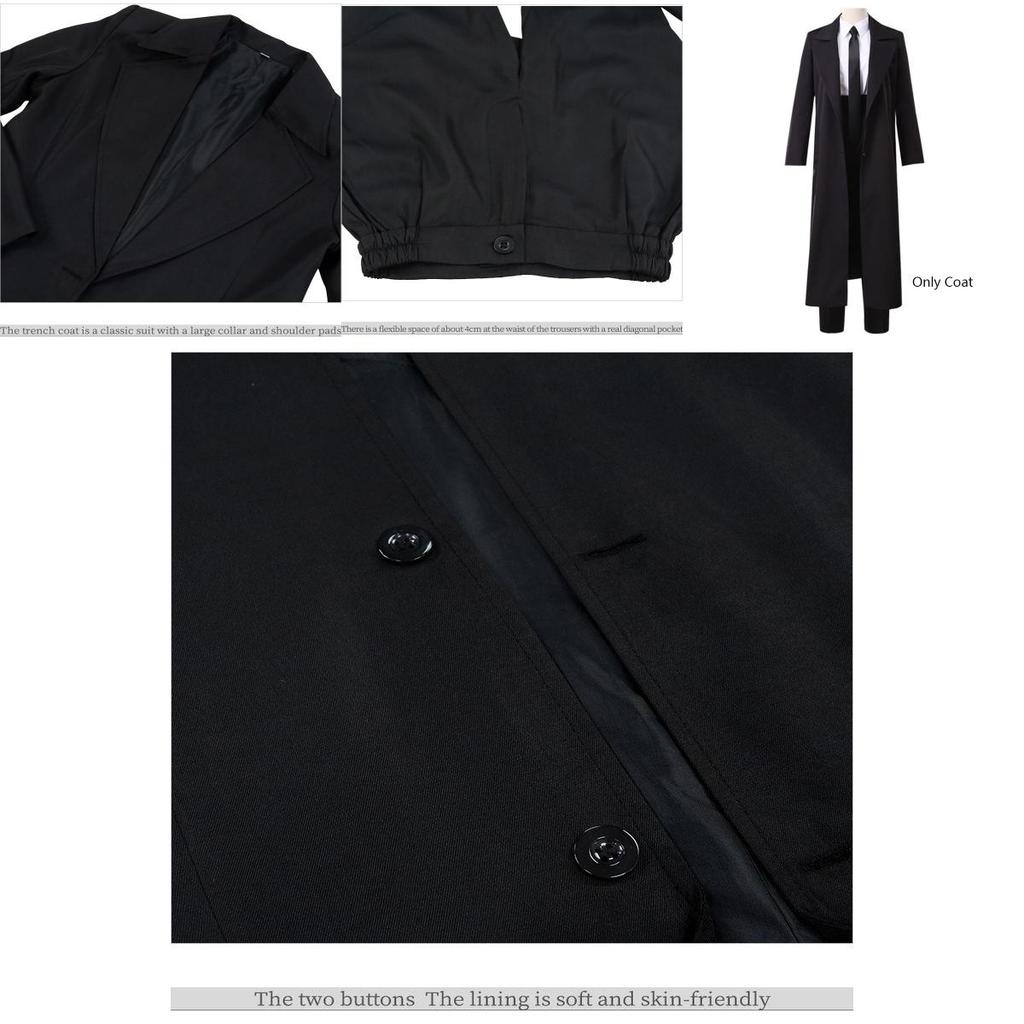 Высококачественный костюм Макимы из Человека-бензопилы, рубашка и брюки для ролевых игр