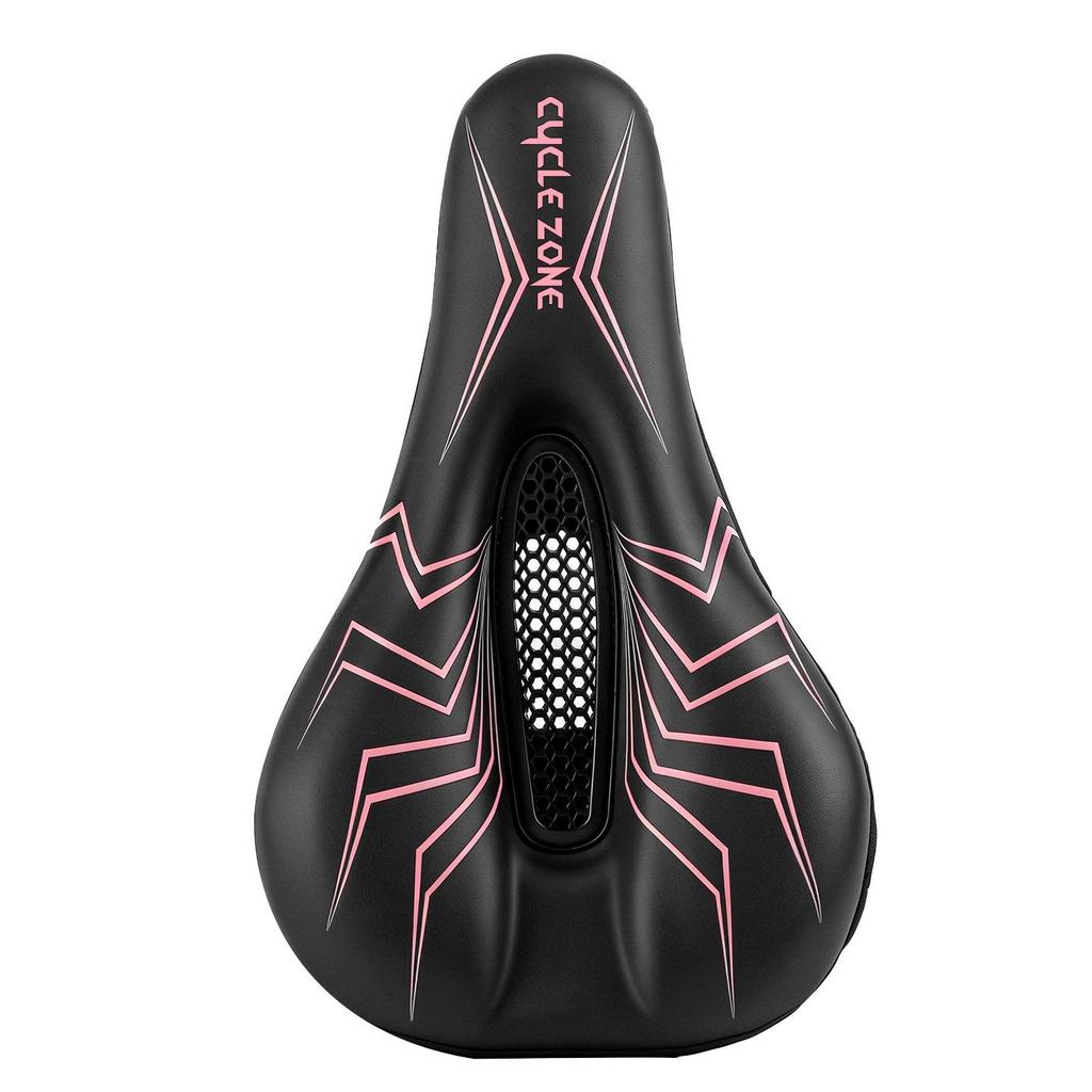 3D Ergonomic Silicone Bike Saddle Cover, High Elastic Shock Absorption, Breathable Non-Slip Cushion for Mountain Cycling