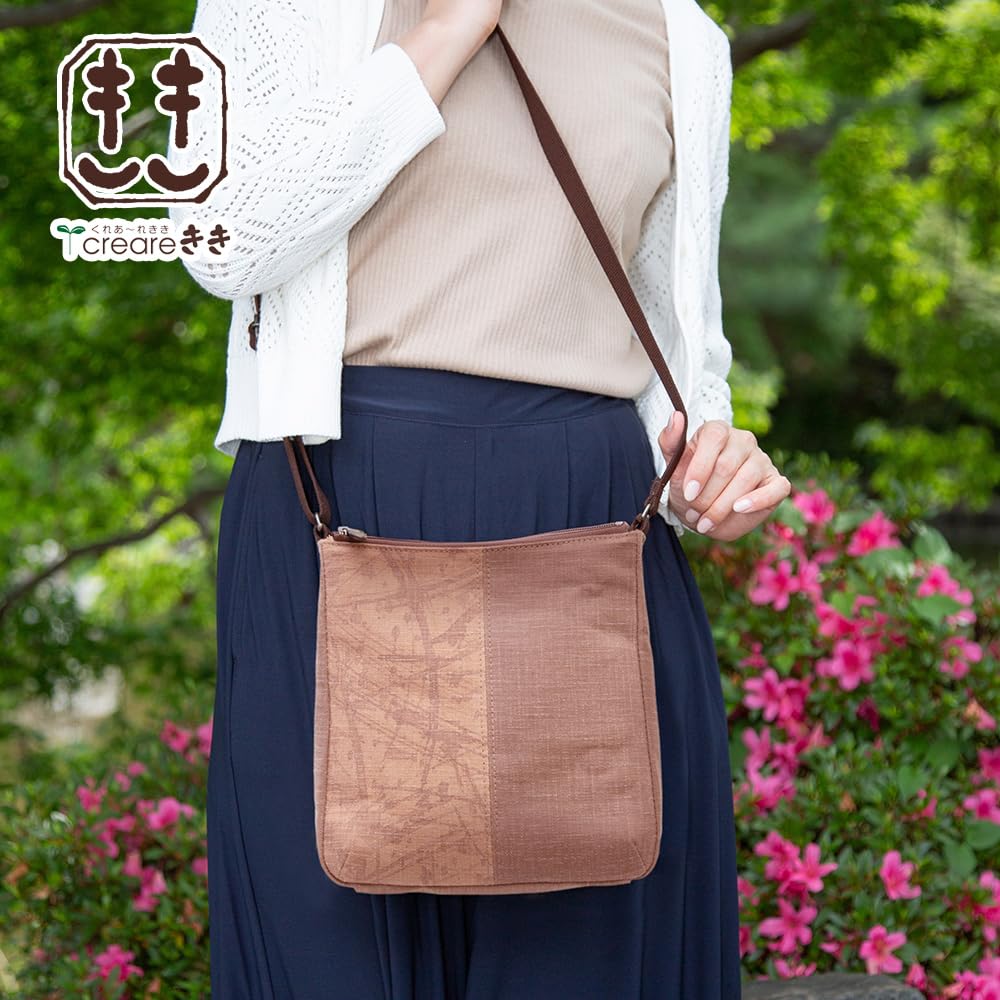 Сумка через плечо из хурмы Шибу, японская ручная работа SFP, респект за 60-летие [creareki] Женская сумка, сумка, легкая, маленькая, Япония,