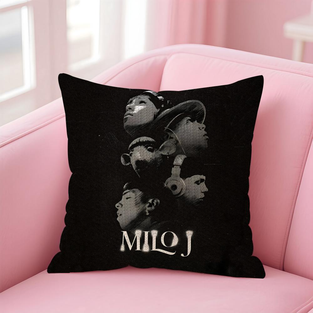 MMilo JJ Rapper Cushion Cover Natural Linen Pillow Case DoubleSided Print Decorative Sofa Pillowcase Home Decor Gift
