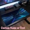 DAF Customized Name Text Mouse Pad, Large Desk Mouse Mat Personalized Home Office Present