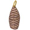 agnes b. MX02-03 Raffia Stripe Tote Bag Natural/Black/YellowUsed