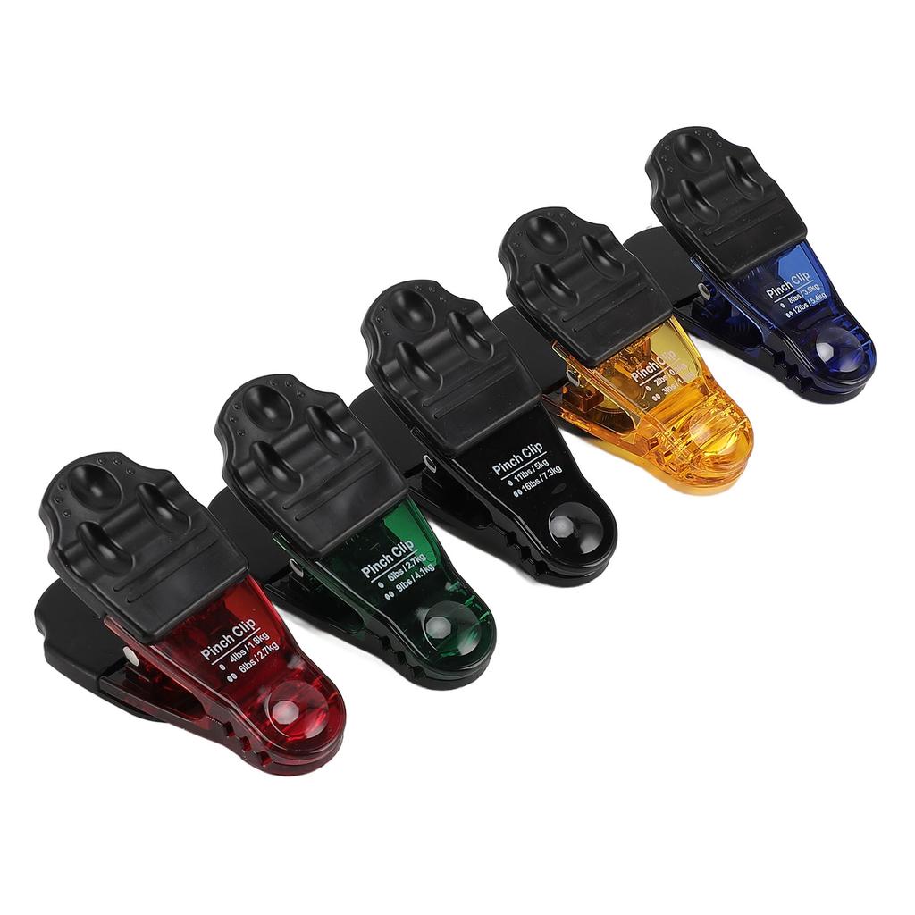 5PCS Graded Pinch Exerciser Strong Magnetic Plastic Finger Strengthener Clip Pinch Strength Trainer for Conditioning