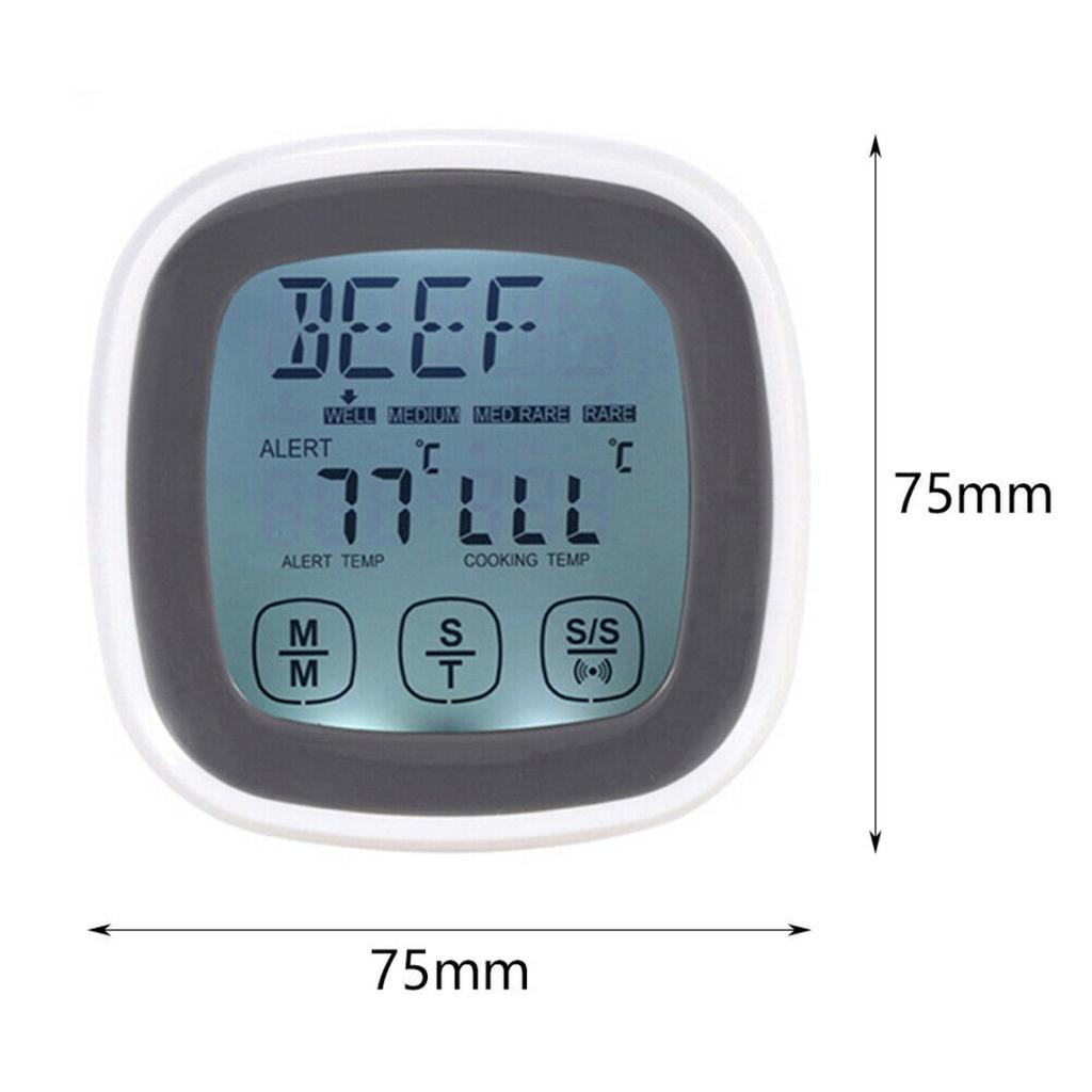 Цифровой термометр для еды, зонд для кухни, приготовления барбекю, мяса, индейки, варенья, температура