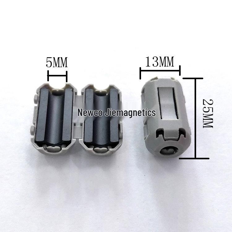 Ферритовое кольцо с защелкой для защиты от помех с экранированием ЭМС из никель-цинкового сплава.