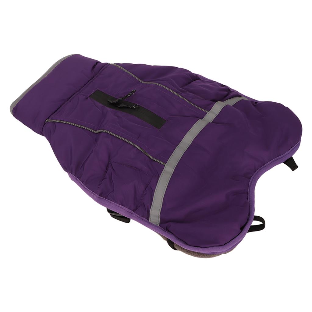 Зимнее пальто для собак, теплая светоотражающая водонепроницаемая регулируемая мягкая толстая куртка для собак малого и среднего размера