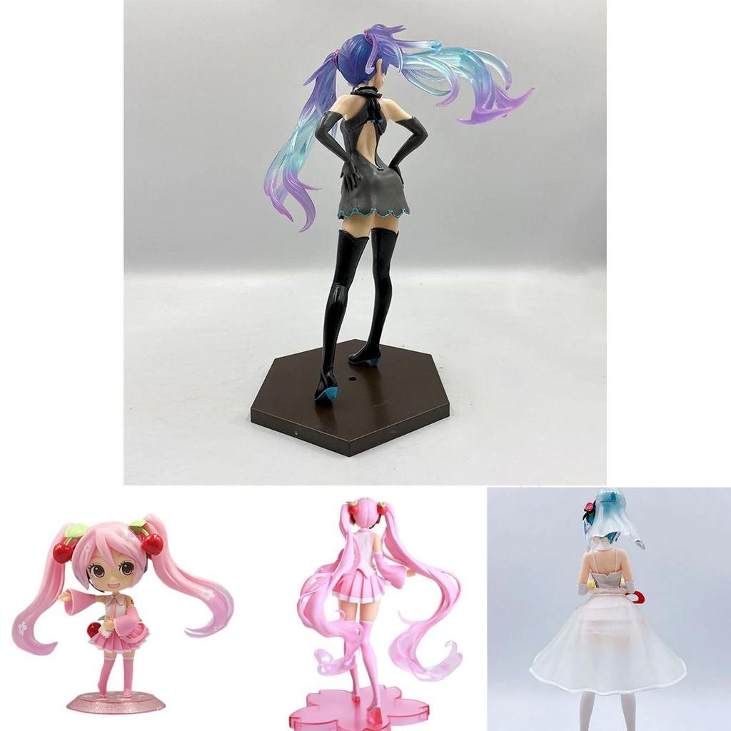 Хатсунэ Мику Мультяшный Виртуальный Певец Манга Статуэтка Фигурки Потрясающая Коллекционная Модель Игрушка