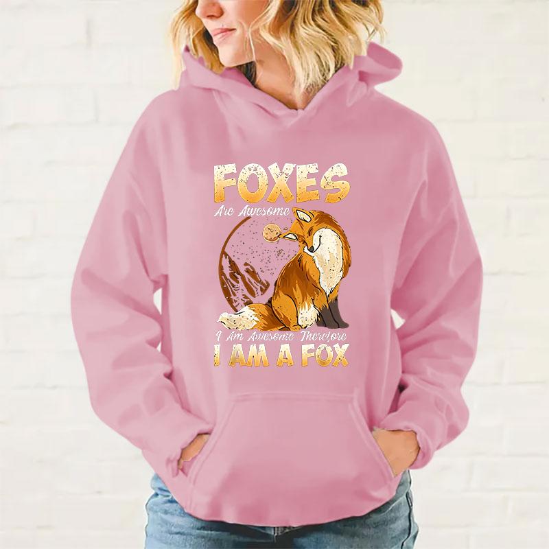 Новая Мода Толстовка с Принтом Лисы Женская Мужская Осень Зима Теплая Толстовка Хип-Хоп Харадзюку Уличная Одежда С Длинным Рукавом Пуловер