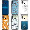 Cartoon Shark For Huawei Nova 10 SE 9 5T 12s 12i 11i Y91 Y90 Y60 Y70 Y72 Y61 P20 P30 P40 Lite P60 Pro Case