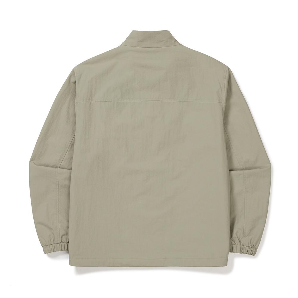 [Snowpeak] Camp Stand Neck Windbreaker Beige Gray (S24FMCWB14)