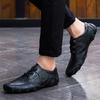 Модная мужская кожаная обувь 2024 года, мужские удобные мокасины, мужская обувь на плоской подошве, мужская обувь для вождения, мужские кожаные кроссовки, мужская обувь для лодок