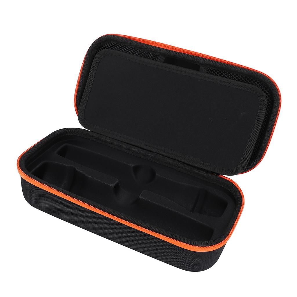 Wireless Microphone Case EVA Shell Zip Closure Portable Mic Storage Box with Handle