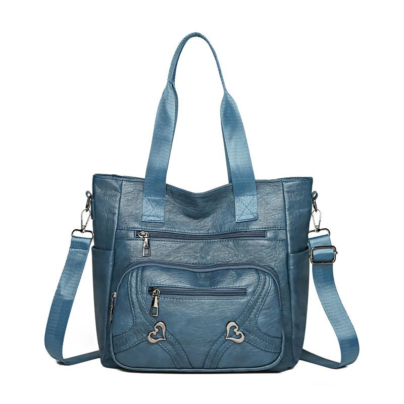 Женская новая простая сумка-мессенджер для поездок на работу, портативная сумка через плечо большой вместимости