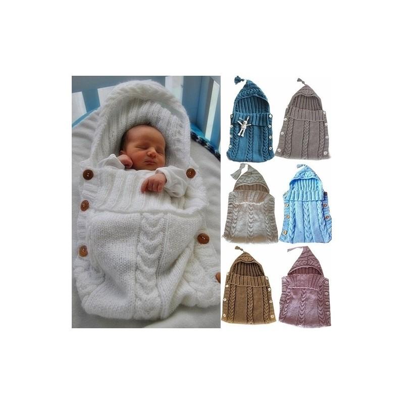 Toddler Wool Sleep Bag With Button Fastening For Winter And Spring Use