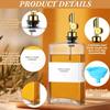 Simple to Use Stainless Steel Oil Dispenser with Funnel Ideal for Efficient Kitchen Operations
