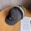Men Solid Color Women Letter Baseball Cap Sunblock Breathable Fabric Polyester