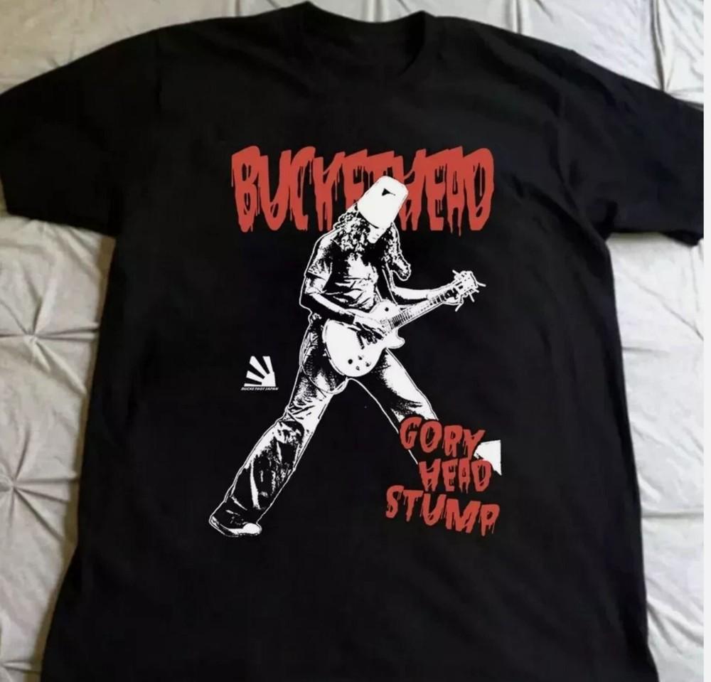 Футболка с принтом группы Buckethead Размер S M L 2345XL Хлопок Мужская Унисекс Футболка
