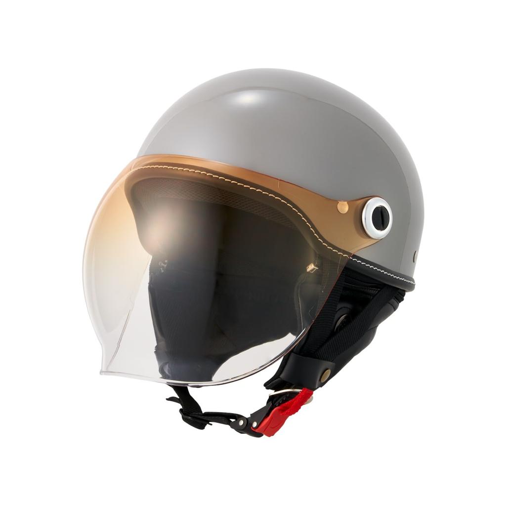 Marushin Motorcycle Helmet BUBBLE RIDER HALF Half Helmet Gray Free Size Product 05303003 (57-60cm) Number