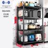 Мобильная кухонная стойка для хранения Tong Yuanshi, 4 яруса