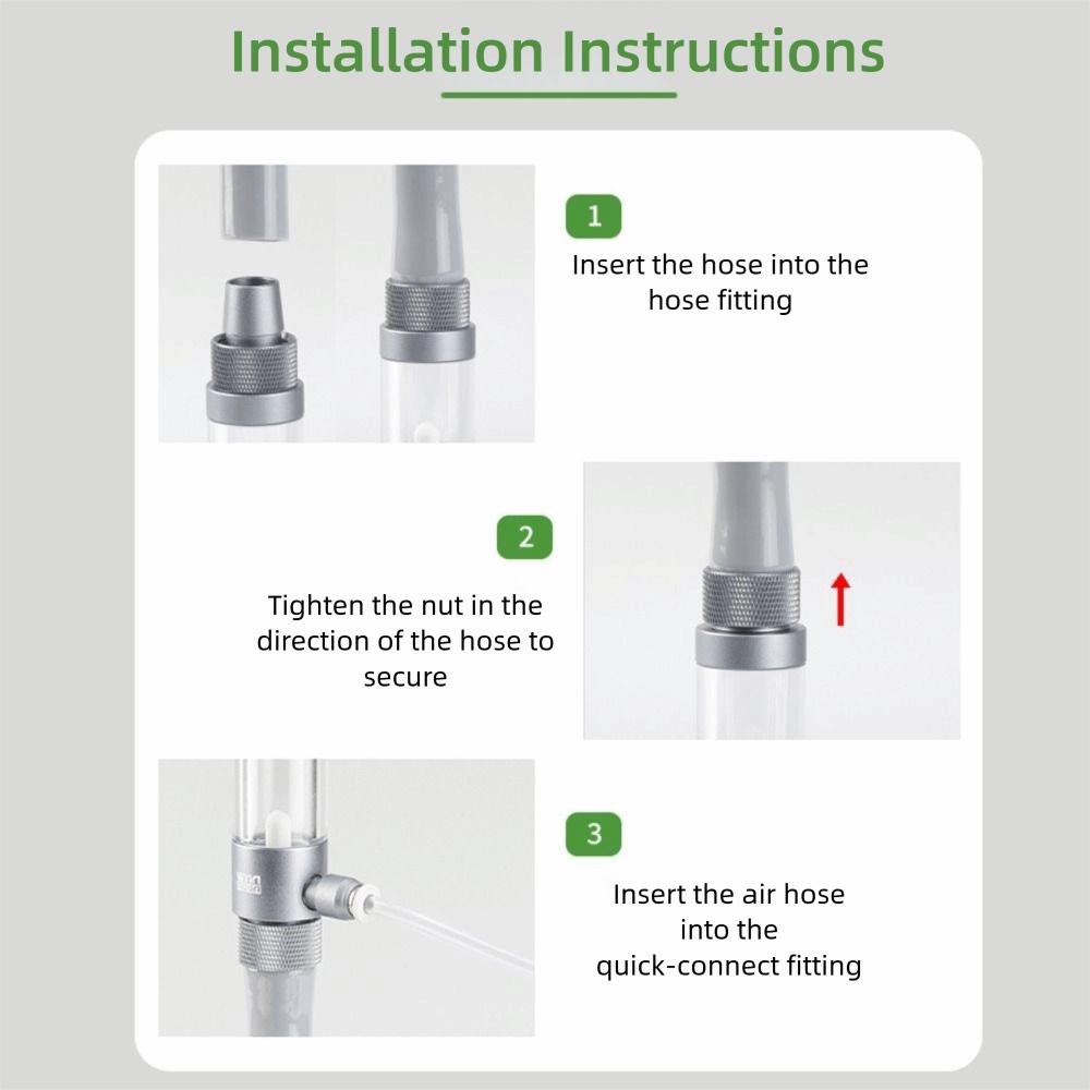 Быстрая установка Аквариумный CO2-диффузор Наблюдаемый Металлический CO2-распылитель Для аквариумного использования