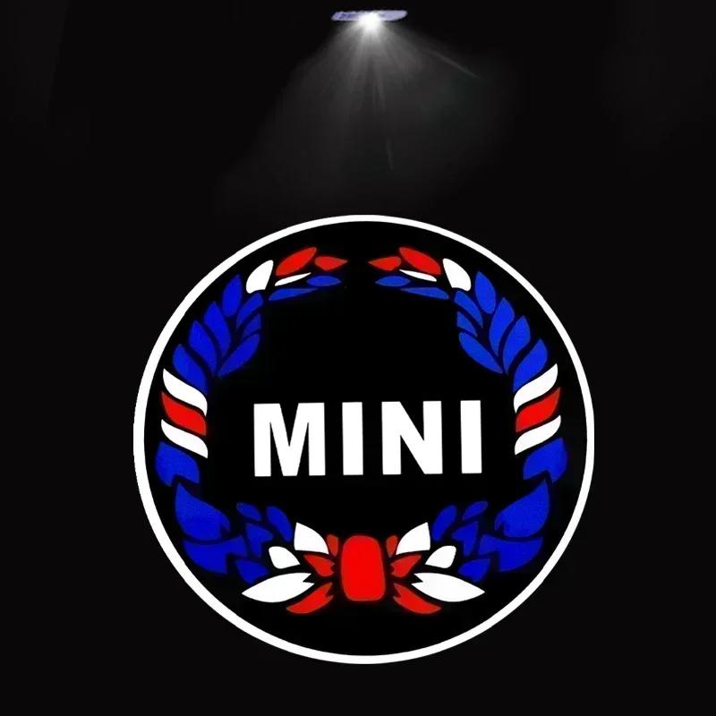 2 шт. Светодиодный проектор на дверь автомобиля, приветственный свет для BMW Mini Cooper Works R55 R56 R50 R60 R61 F54 F55 F56 F60 Аксессуары