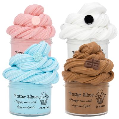 70 мл шоколадное печенье, набор слаймов с маслом и ароматной слизью, мягкая пушистая замазка, сделай сам, пластилин, подарок на день рождения, игрушки для вечеринки, сувениры