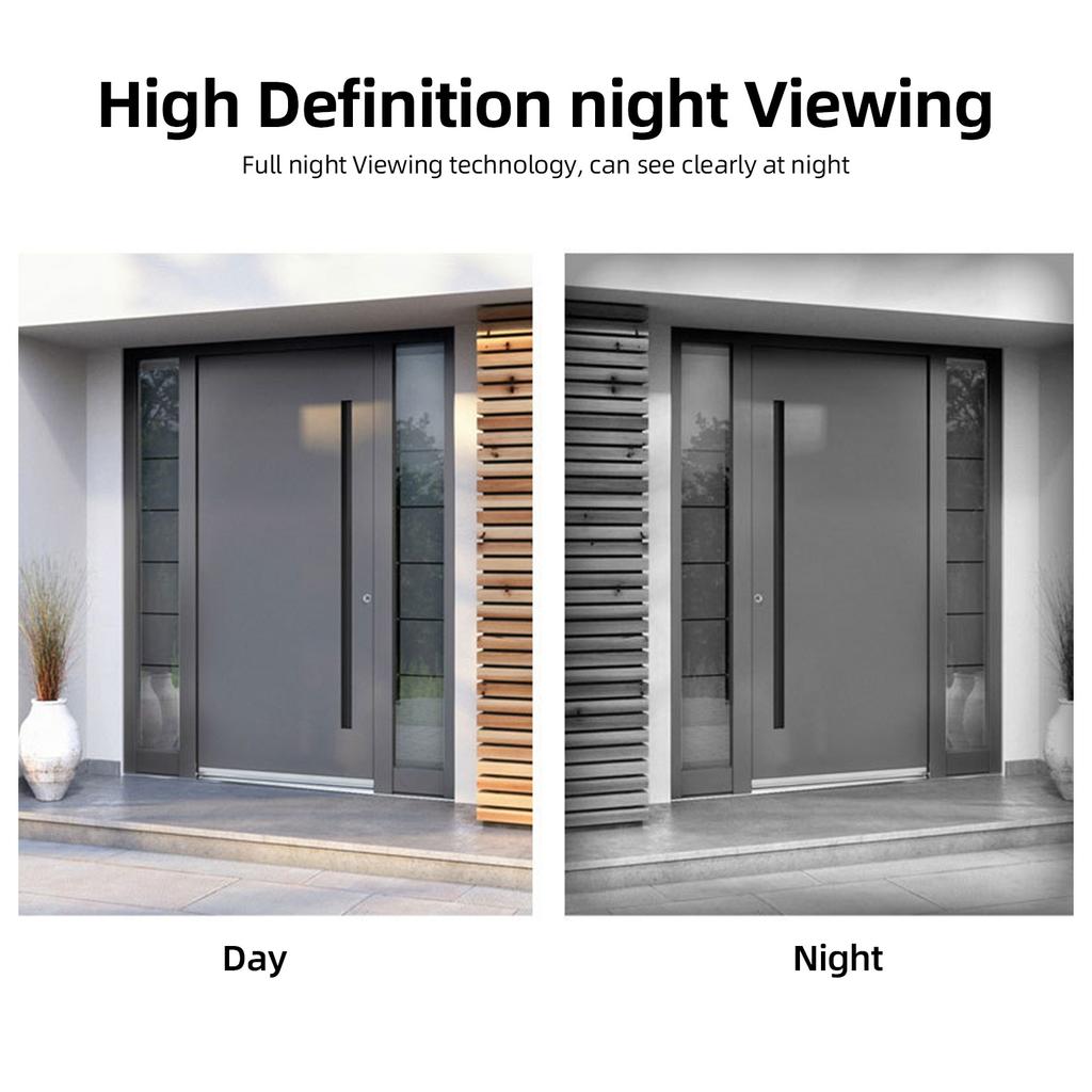 Видеодомофон, беспроводная камера с звонком, питанием от аккумулятора, интеллектуальный AI PIR, обнаружение человека IP65