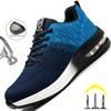 2023 Air Cushion Safety Shoes Men Women Sneakers Steel Toe Shoes Puncture-Proof Sport Work Shoes Construction Safety Boots
