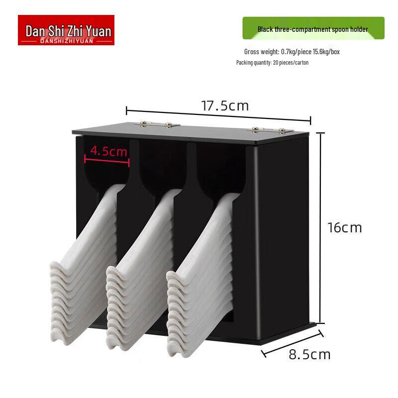 Акриловый пыленепроницаемый держатель и органайзер для ложек