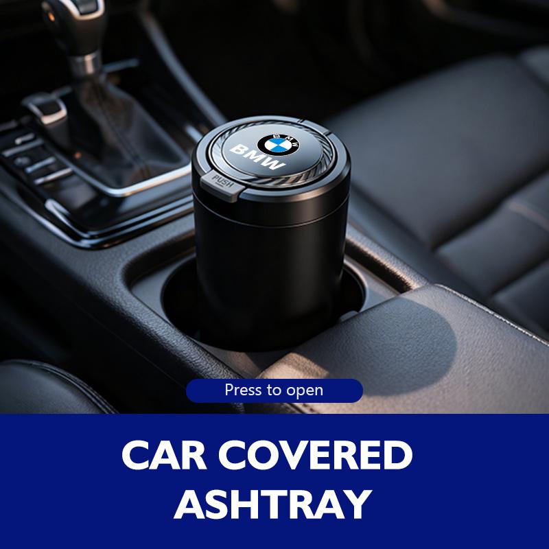 BBKB9 Car Portable Ashtray Garbag Can Multi-function Trash Bin Accessories For BMW Performance X1 M3 M6 F01 F02 E34 E36 E60 F10 F20 X6