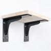 6-18IN Floating Shelf Brackets Heavy Duty Partition Rack Wall Shelf  TV Cabinet