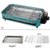 Multifunctional Electric Grill & Roaster with Non-stick Pan and Smokeless Griddle for Skewers and Sausages