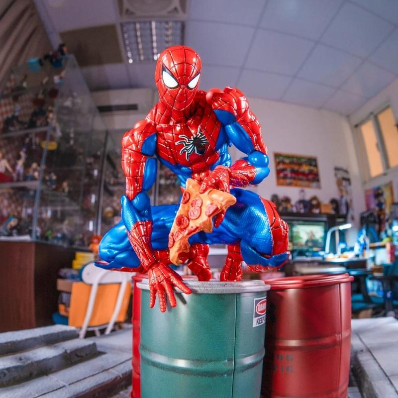 Новый 16 см Kaiyodo Человек-паук 2.0 Revoltech Amazing Yamaguchi Mk4 Питер Паркер Аниме Фигурки Коллекционные Модели Игрушки Подарок