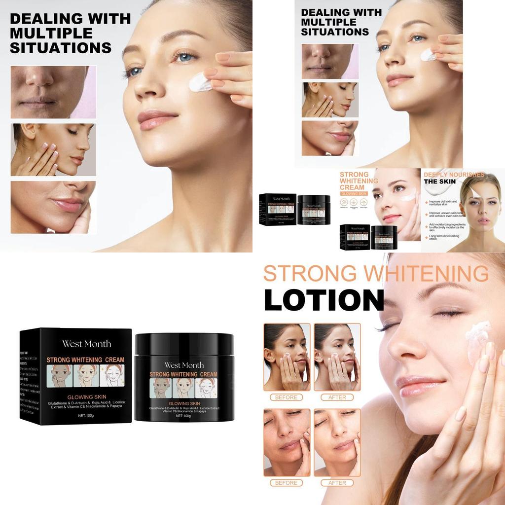 West Month Осветляющий крем для сияющей кожи Питательный Увлажняющий Восстанавливающий Тусклый цвет лица