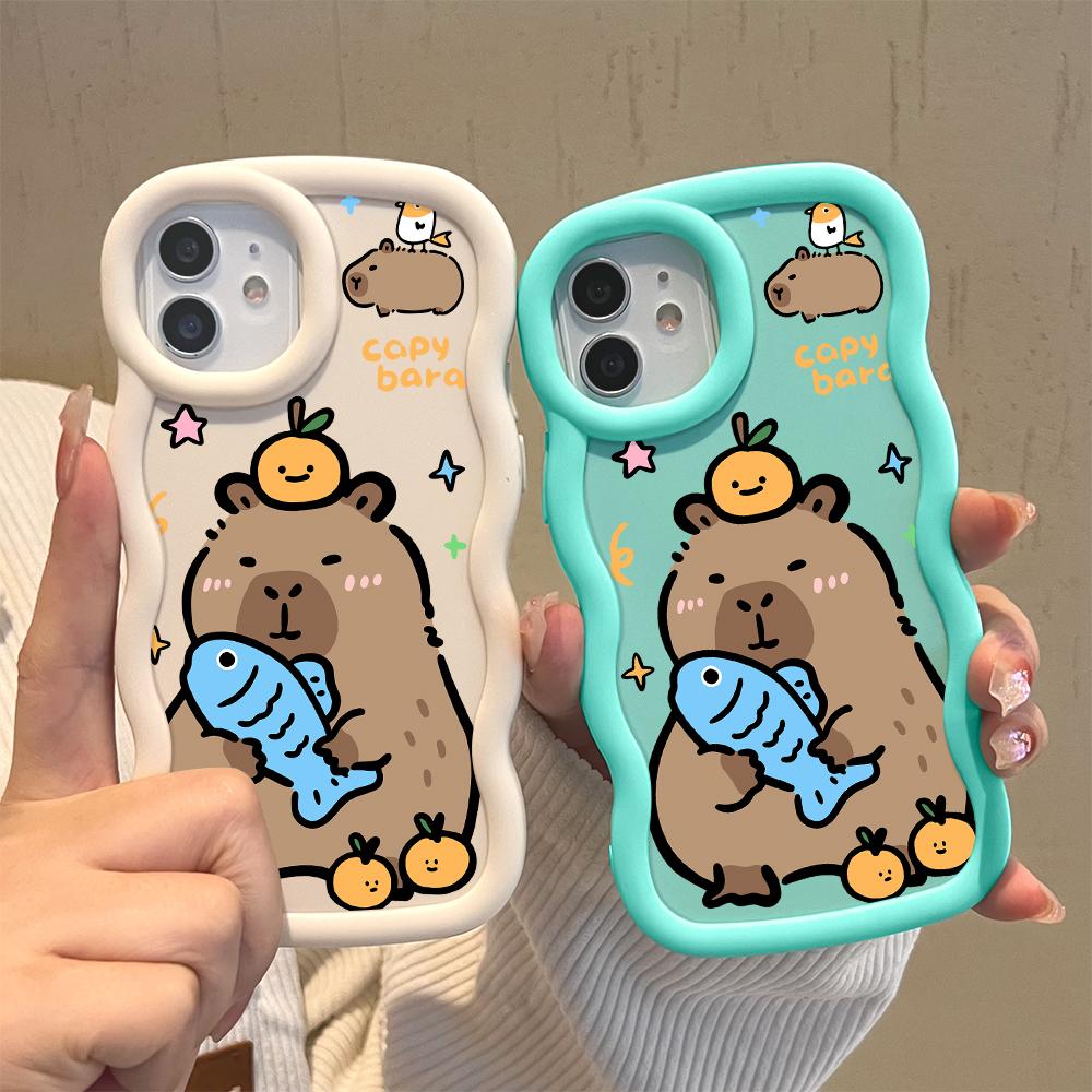 Милый мультяшный дельфин мягкий чехол для телефона Samsung Galaxy A52 A73 A12 S24 Ultra 5G S23 S22 S21 S20 FE Wave Edge противоударный защитный резиновый чехол