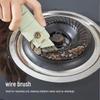 Многофункциональная щетка для чистки 4-в-1: Пластик, Стальная проволока, Скребок и Инструмент для очистки щелей для глубокой уборки кухни