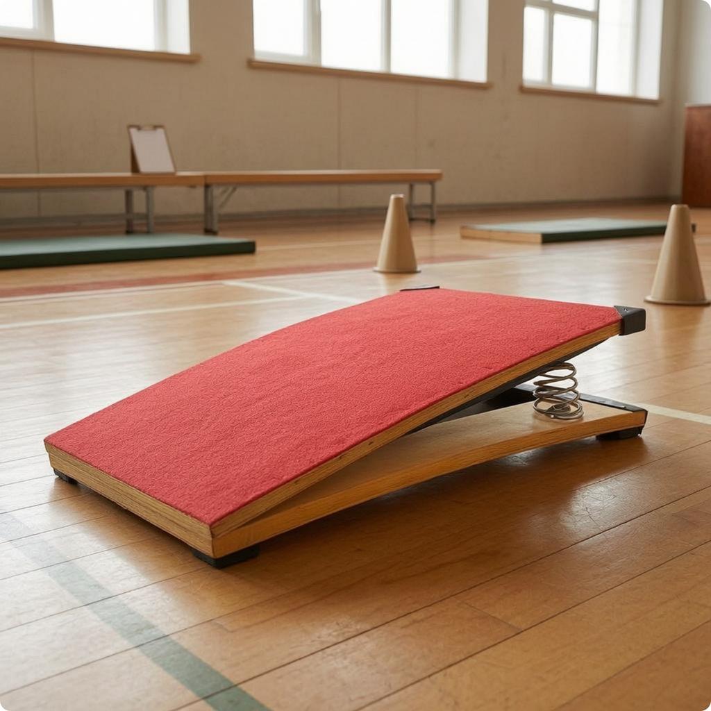 Flex Launch Board Layered Wood Jump Launch Board Sports Equipment Reinforced Base Metal Fittings