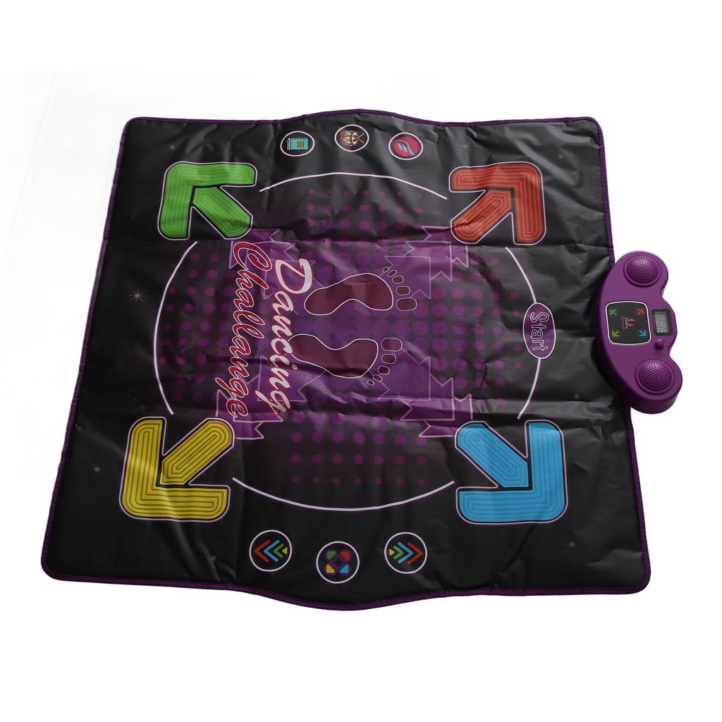 Танцевальный коврик для детей, электронный коврик, игрушка, 4 игровых режима, регулируемый, встроенный музыкальный танцевальный подарок, не светится