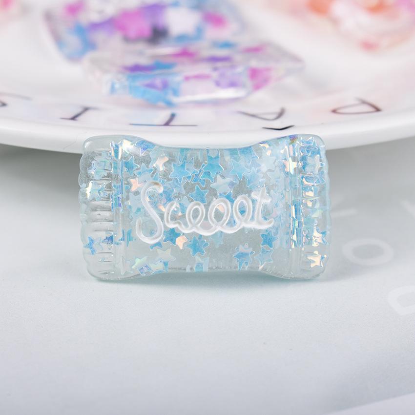 Сладкие конфеты 5 шт. блестящие украшения кремовые сделай сам с кристаллами пайетками имитация чехол для телефона материал декорированный