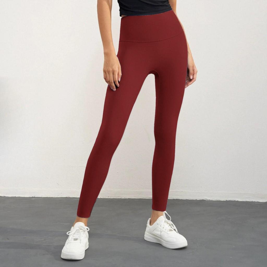 Женские эластичные брюки для йоги телесного цвета с эффектом подтяжки бедер - бесшовные, в стиле Spot Shark