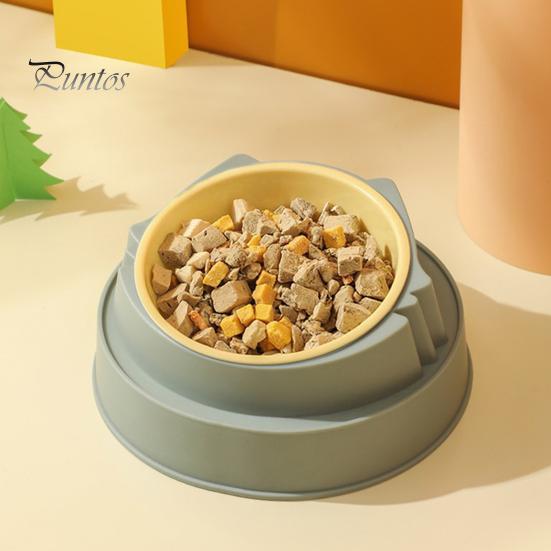 Миска для домашних животных, приподнятая, для собак, одинарная/двойная, непроливающаяся, противоскользящая, для кошек, кормушка для домашних животных, миска для корма и воды для собак, кошек, котят