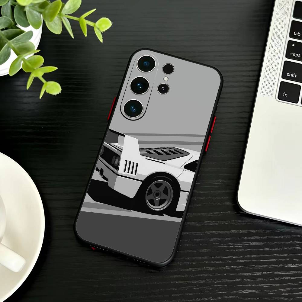 Автомобильный Крутой спортивный чехол для телефона для Samsung S26, S25, S24, S23, S22, S21, S20, Plus, Fe, Lite, Другие Черный чехол
