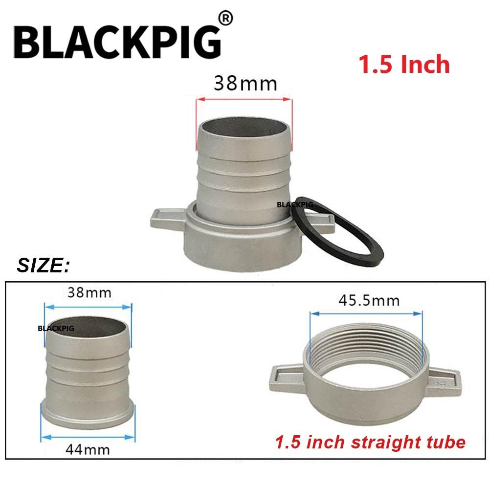 1.5 Inch To 1 inch Gasolina Water Pump Fittings Aluminum Pipe Connector Wrench With Rubber Gasket Pump Connecting Pip Fitting
