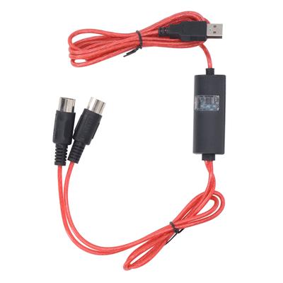 Кабель USB к MIDI 5 футов USB 5-контактный MIDI-интерфейс адаптер для музыкальной клавиатуры пианино к ПК ноутбуку