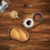 Japanese-style Wooden Serving Tray Vintage Bread Platter Kitchen Supplies Tea Tray  Breakfast