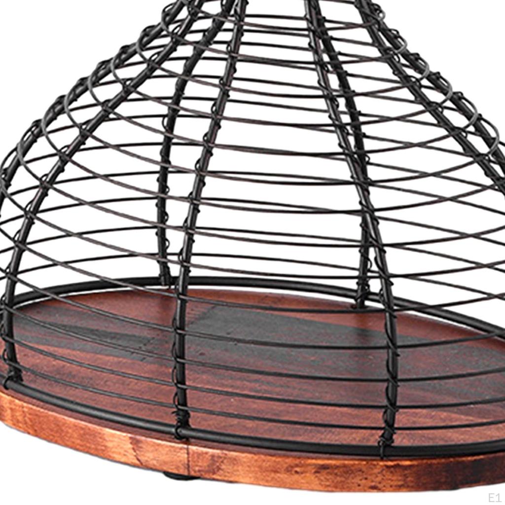 Metal Wine Cork Holder Container, Vase Cage Stable Structure Collector, Decorative for