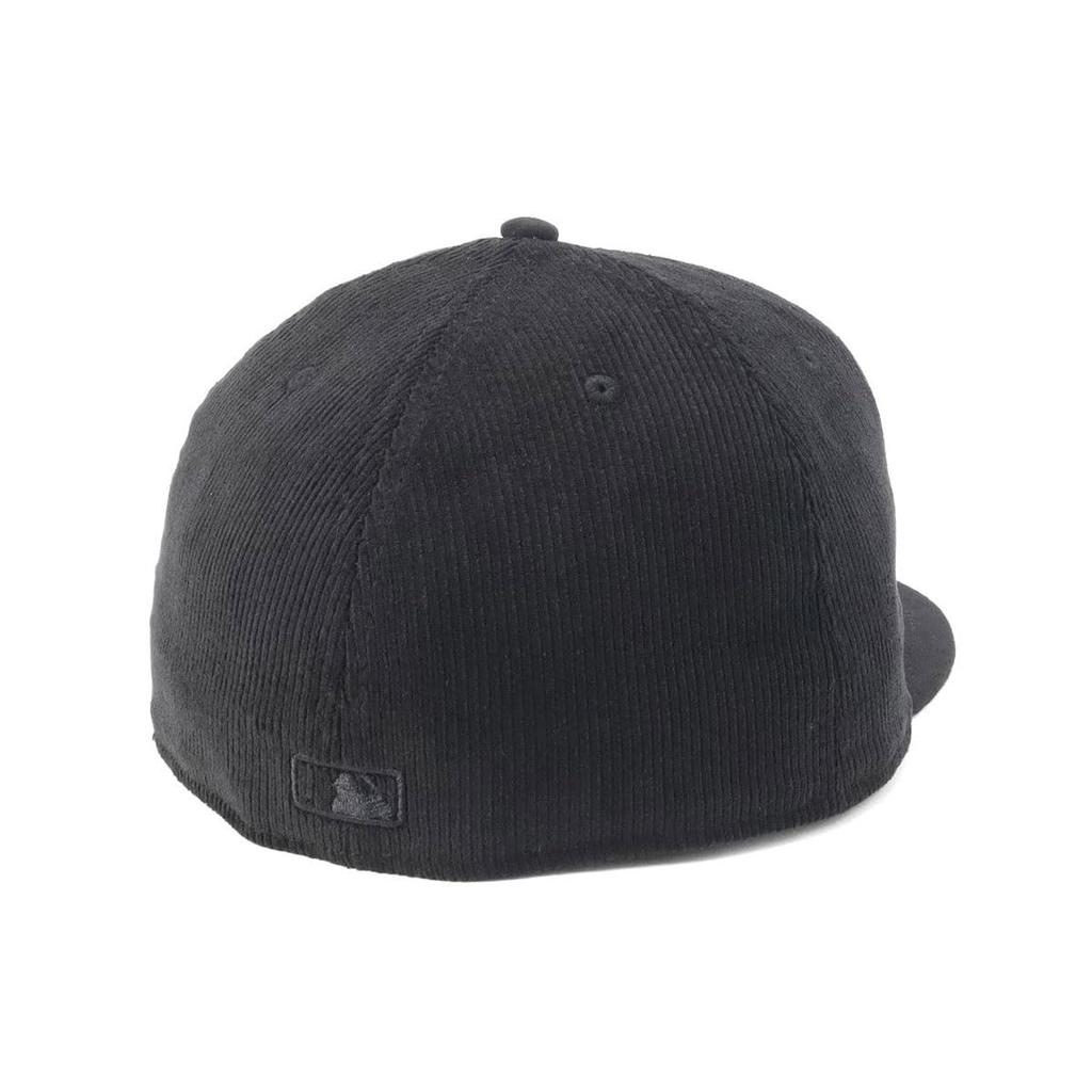 New Era 59FIFTY Cap MLB New York Yankees NY Black Micro Corduroy Tonal Color ONSPOTZ Exclusive and 5950 Straight Flat Visor Perfect for Spring and