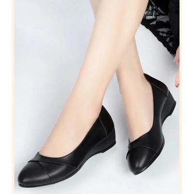 Новая женская кожаная обувь из мягкой кожи, нескользящая, обувь для мамы, удобная мягкая женская обувь